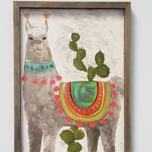 Happy Llama wall decor